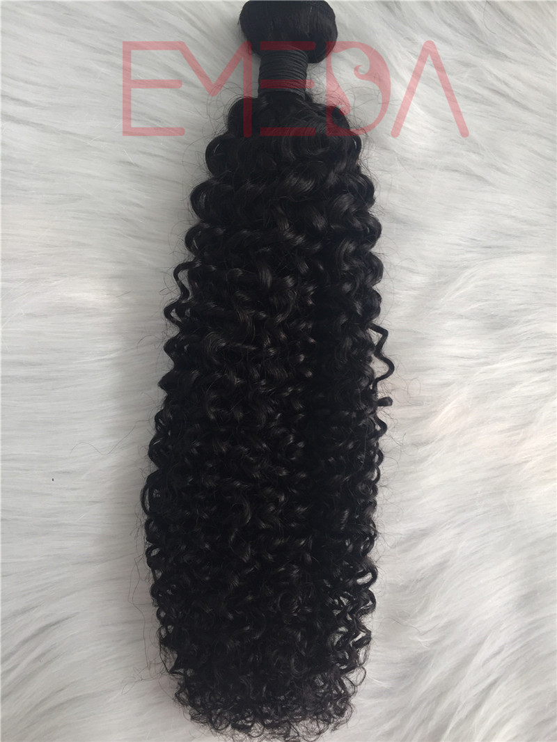Hot Sale Deep  Curl Virgin Human Hair  Cuticle Aligned hair bundles hair weft YL251